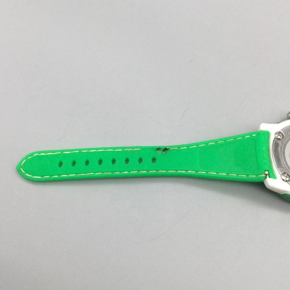 Glam Rock Miss Miami Beach Womens Watch 38mm Chipped Crystal Green New Battery